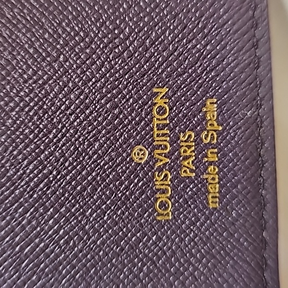 Authentic Louis Vuitton Epi Agenda PM Yellow with Purple Interior - Picture 11 of 12